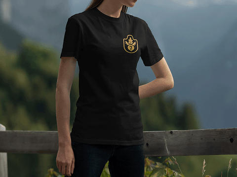 Route 7 Provisions Black Tee - Route 7 Provisions