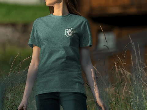 Route 7 Provisions Green Tee - Route 7 Provisions