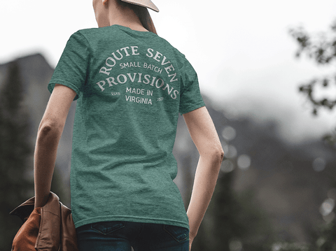 Route 7 Provisions Green Tee - Route 7 Provisions