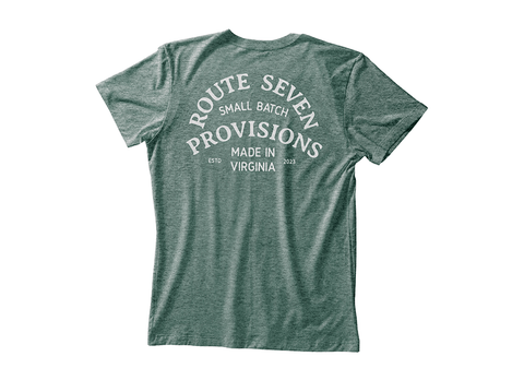 Route 7 Provisions Green Tee - Route 7 Provisions